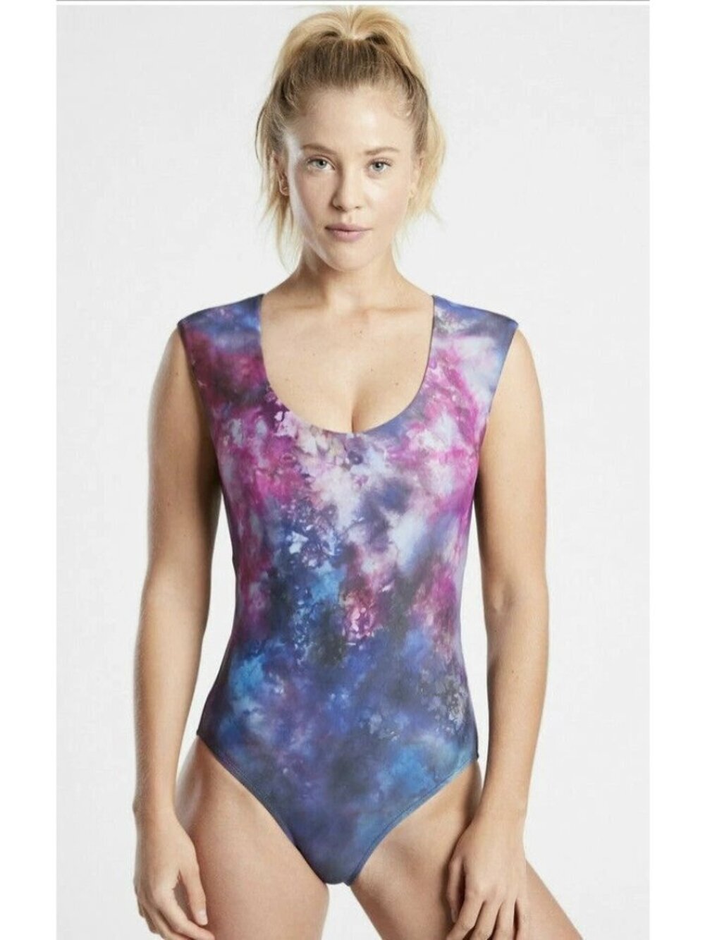 NWOT Athleta Tie Dye One Piece Swimsuit XS